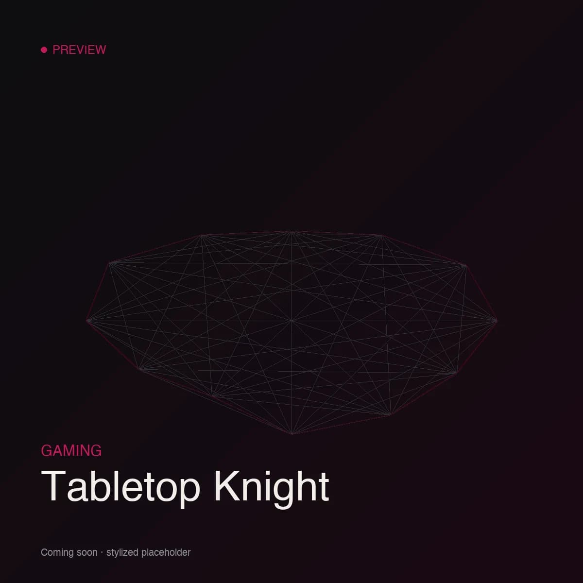 Tabletop Knight (placeholder) — primary view
